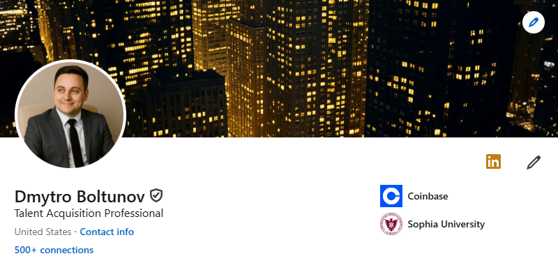 Verified LinkedIn Profile 5