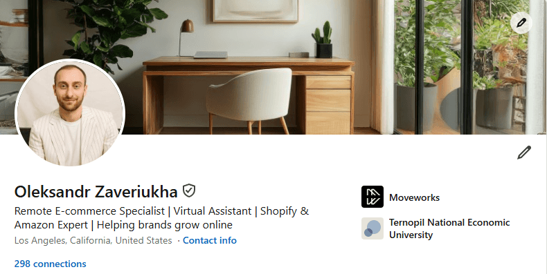 Verified LinkedIn Profile 6